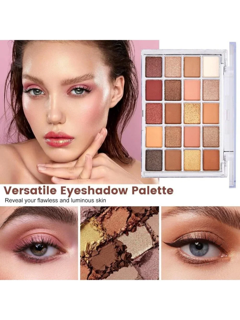 Complete Makeup Kit for Women - Essential Gift Set with Foundation, Eyeshadow